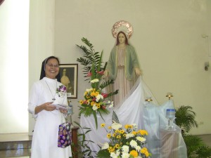 File Photo: Sr. Celeste during her Silver Jubilee on October 7, 2013.